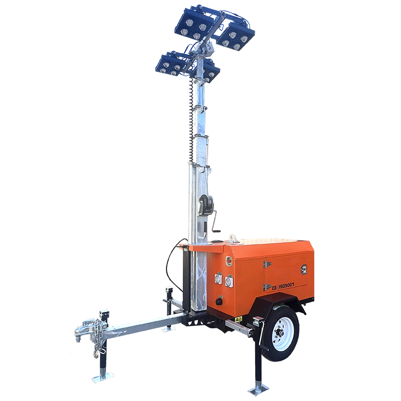 vertical mobile light tower