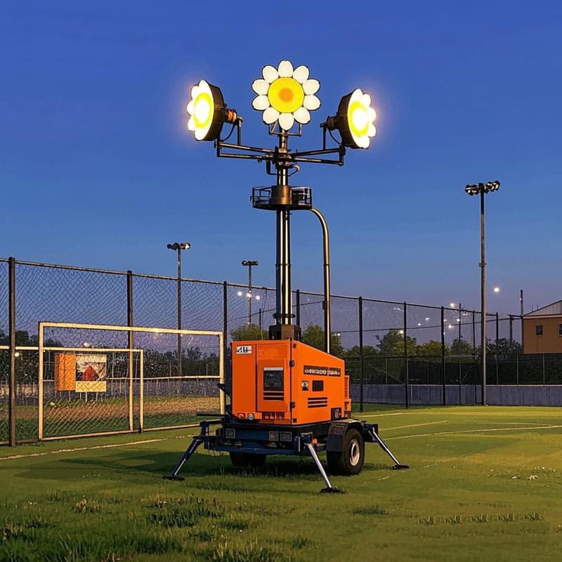 Humour Ai Design Mobile Light Tower